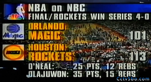 1995年NBA总决赛G4全场录像