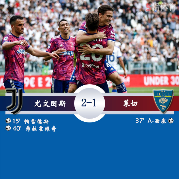 尤文图斯  2 - 1  莱切