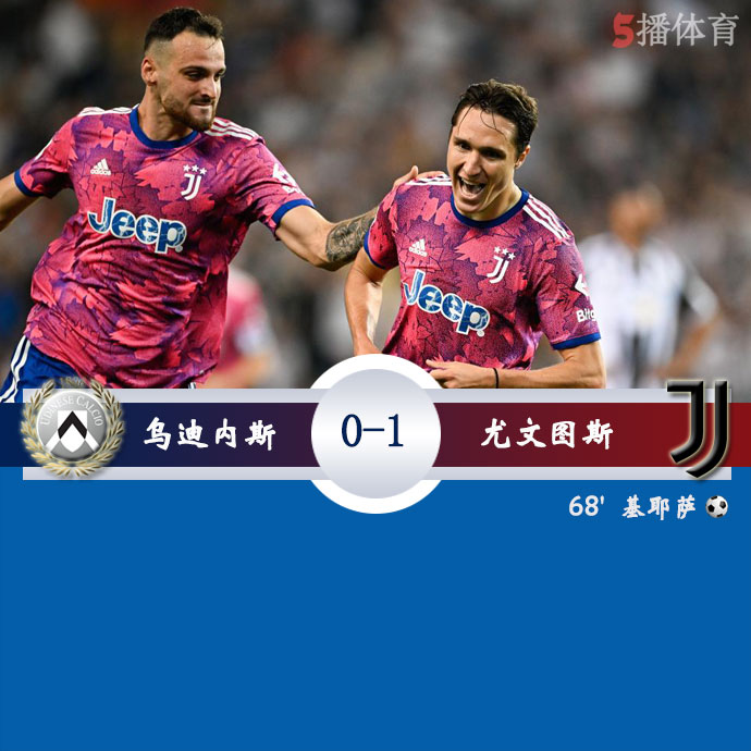 乌迪内斯  0 - 1  尤文图斯