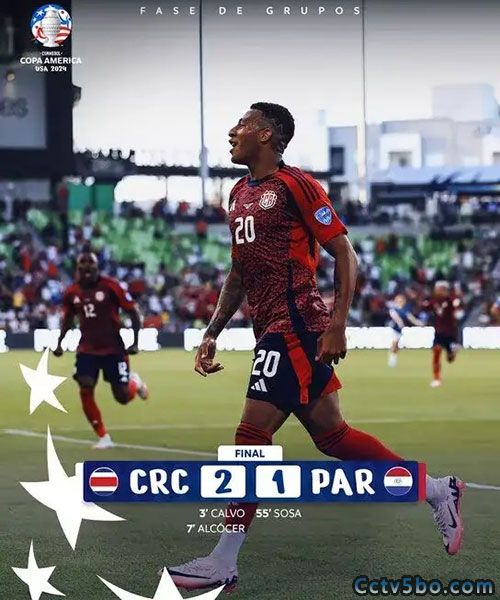 哥斯达黎加  2 - 1  巴拉圭